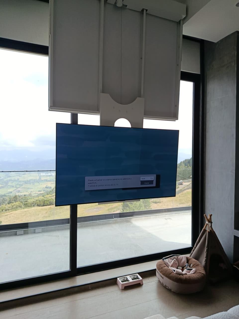 Soporte de techo con elevación vertical